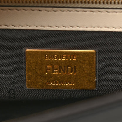 Fendi Nappa Apolo Bi-Color Chain Baguette Uovo Black 6 of 12