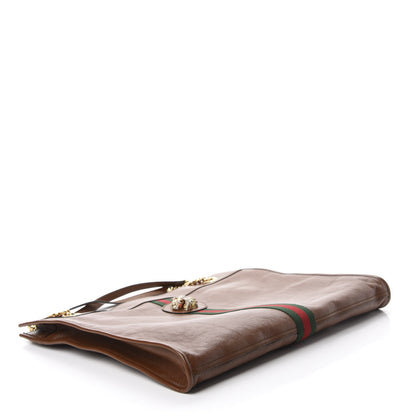 Gucci Calfskin Large Rajah Chain Tote Cuir 4 of 10
