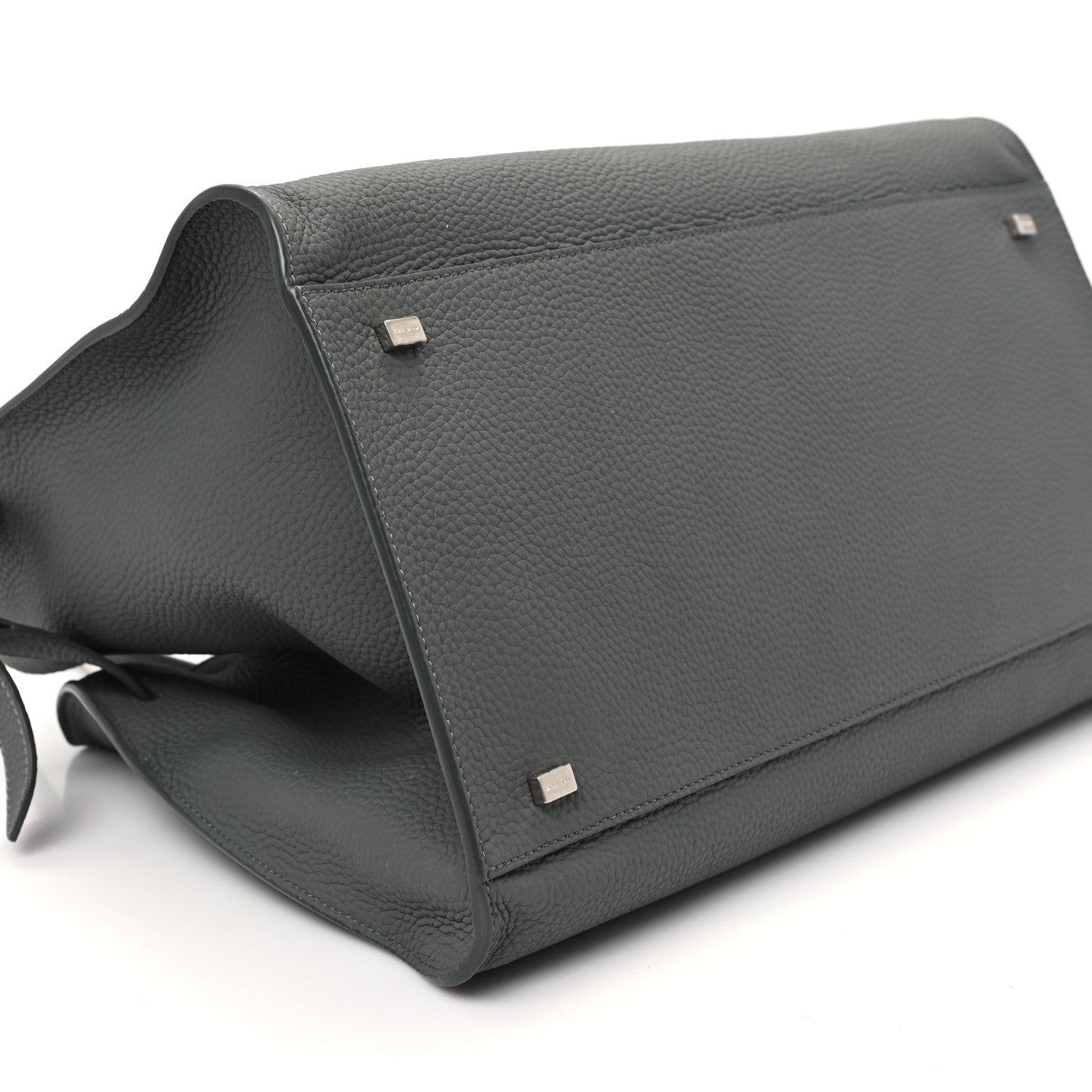 The Row Matte Grained Calfskin Soft Margaux 15 Grey 8 of 9