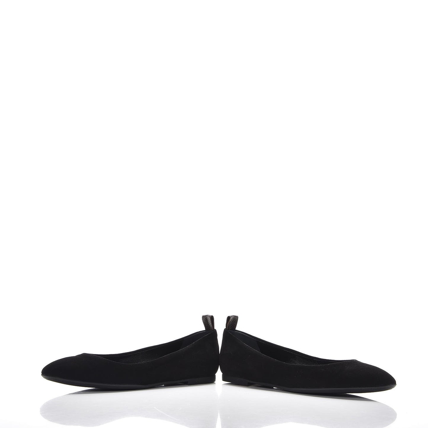 Suede Uniformes Ballet Flats 37 Black