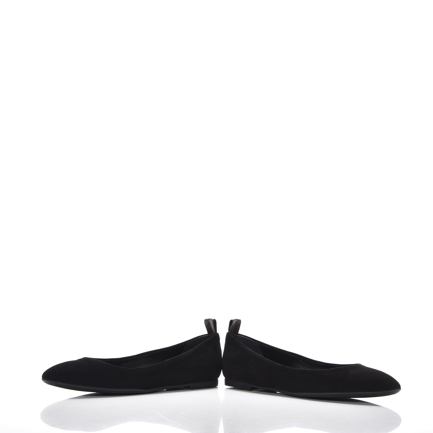 Louis Vuitton Suede Uniformes Ballet Flats 37 Black 5 of 10