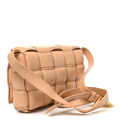 Bottega Veneta Nappa Maxi Intreccio Padded Cassette Crossbody Bag Almond 3 of 11