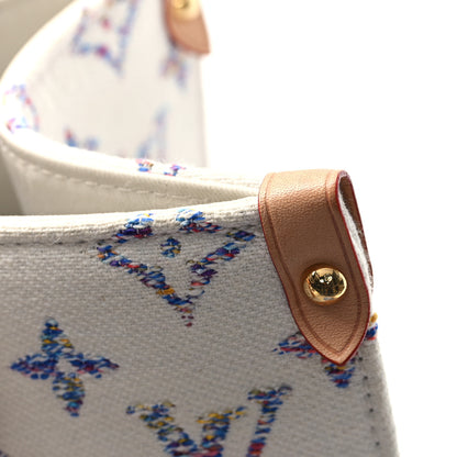 Louis Vuitton Monogram Jacquard Nautical Onthego MM Multicolor Beige 10 of 11