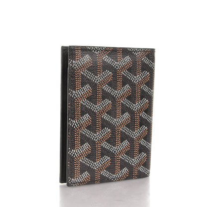 Goyard Goyardine Saint Marc Folding Card Case Black 3 of 6