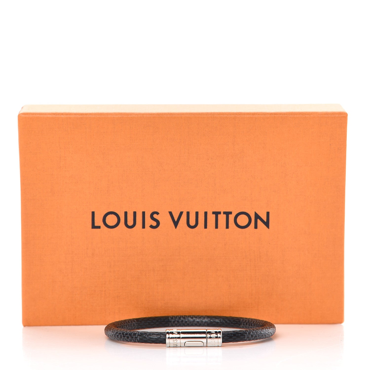 Louis Vuitton Damier Graphite Keep It Bracelet 19 7 of 7