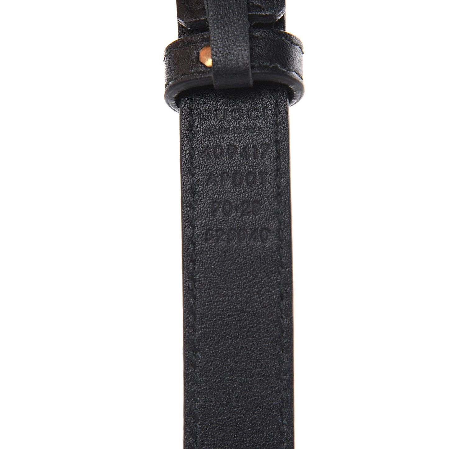 Calfskin Double G 20mm Belt 70 28 Black