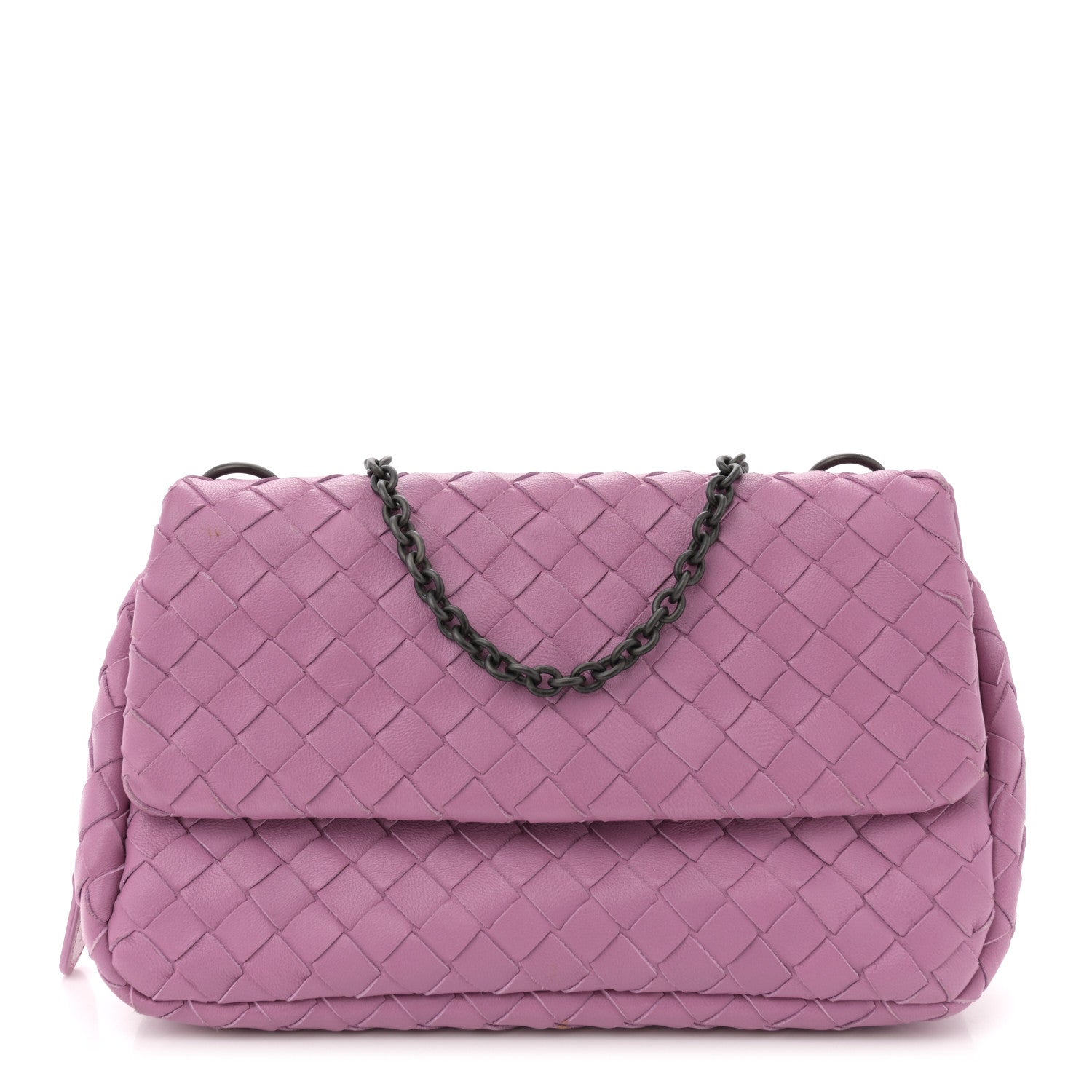 Bottega Veneta Nappa Intrecciato Small Chain Crossbody Corot 1 of 11