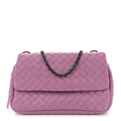 Bottega Veneta Nappa Intrecciato Small Chain Crossbody Corot 1 of 11