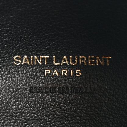 Saint Laurent Patent Pyramid Clutch Black 6 of 12