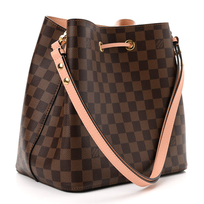 Louis Vuitton Damier Ebene Neonoe MM Venus Pink 3 of 10