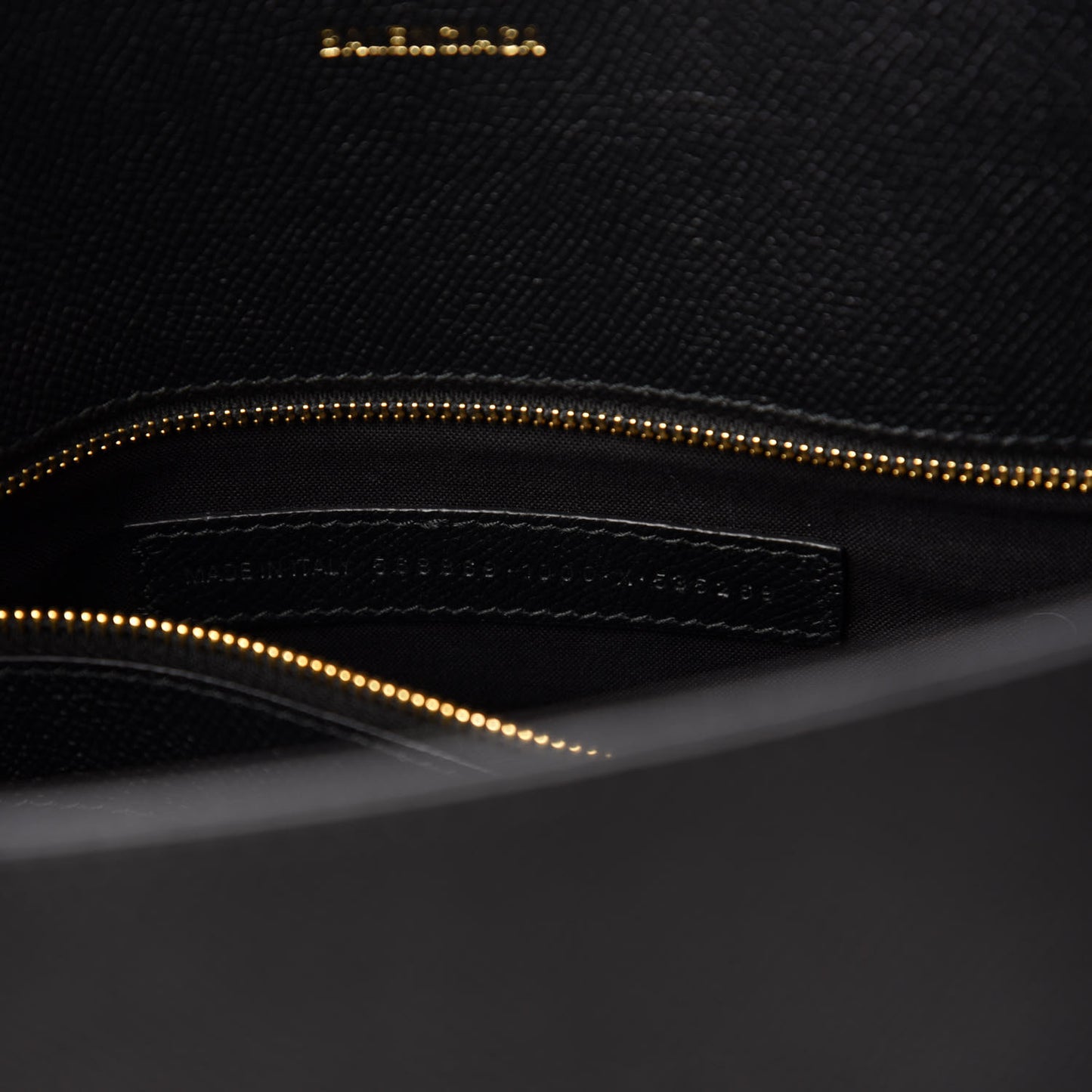 Grained Calfskin Ville Aj Tote Black