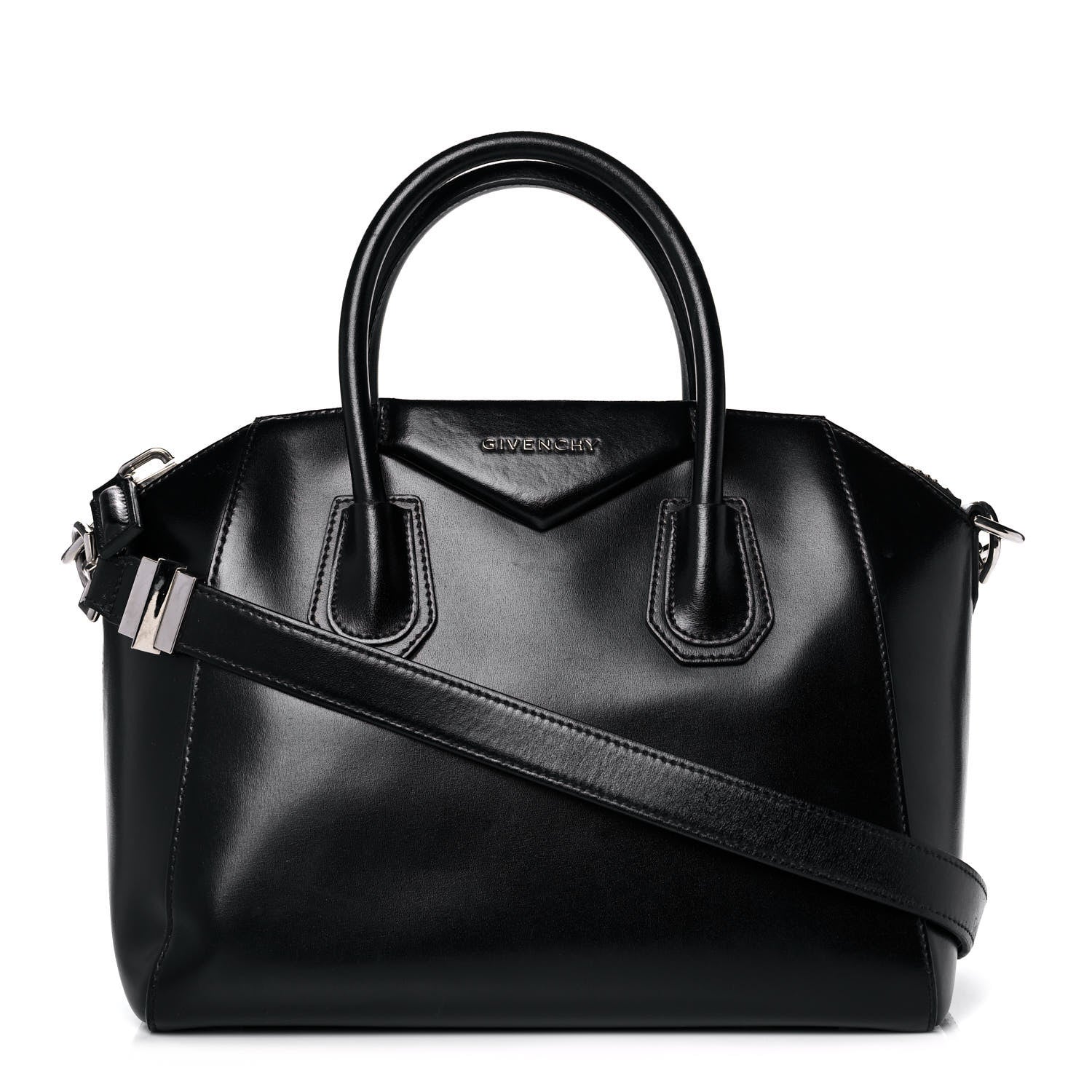 Givenchy Shiny Lord Calfskin Small Antigona Black 2 of 36