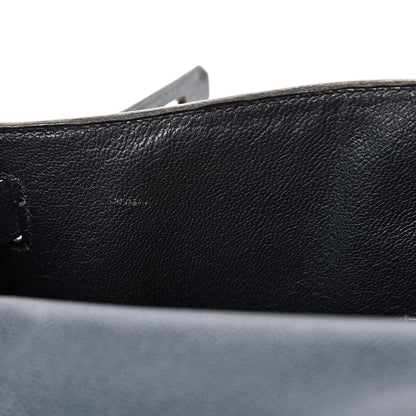 Hermes Courchevel Retourne Kelly 28 Bleu Marine 46 of 48