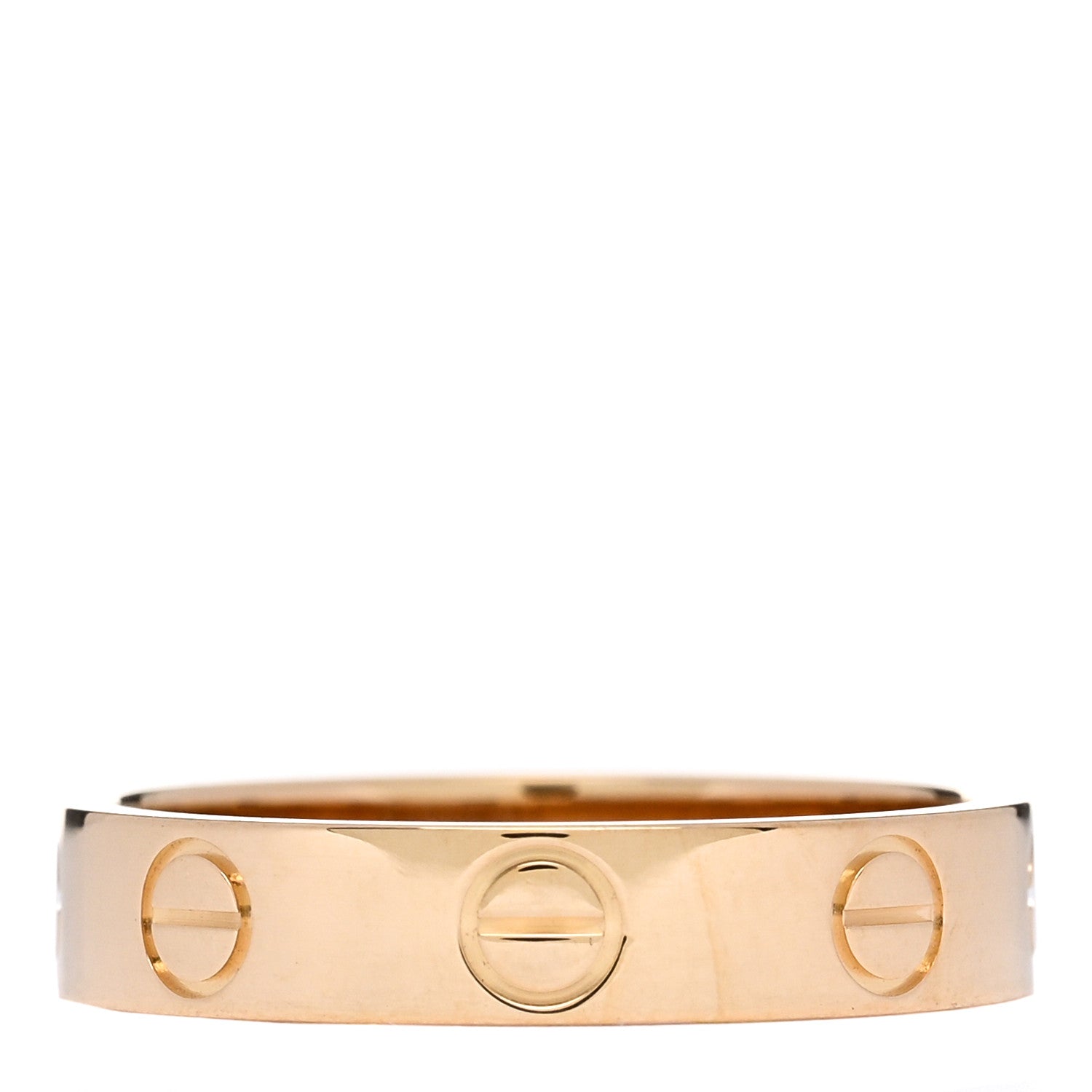 Cartier 18K Yellow Gold 3.5mm LOVE Wedding Band Ring 49 4.75 3 of 4