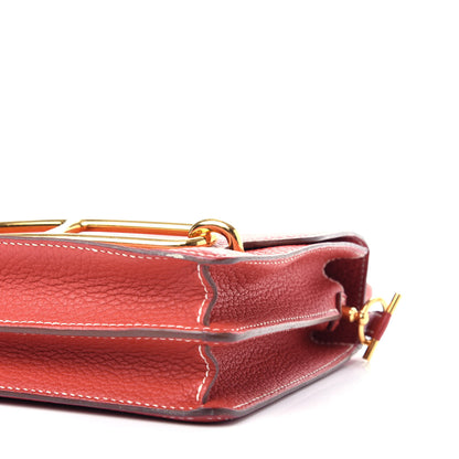Hermes Taurillon Clemence Sac Roulis 23 Sanguine 8 of 9
