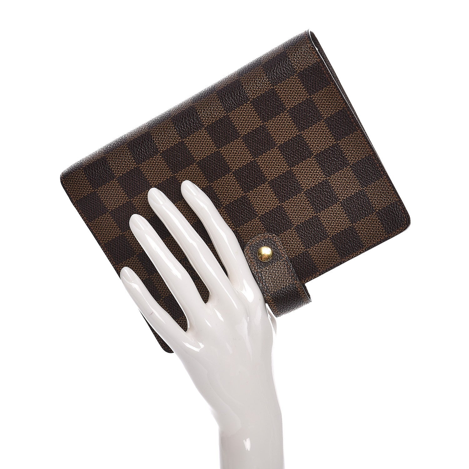 Louis Vuitton Damier Ebene Medium Ring Agenda Cover 2 of 6