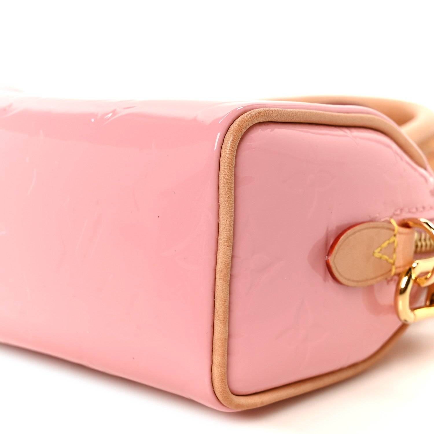 Louis Vuitton Vernis Monogram Nano Speedy Mochi Pink 9 of 11