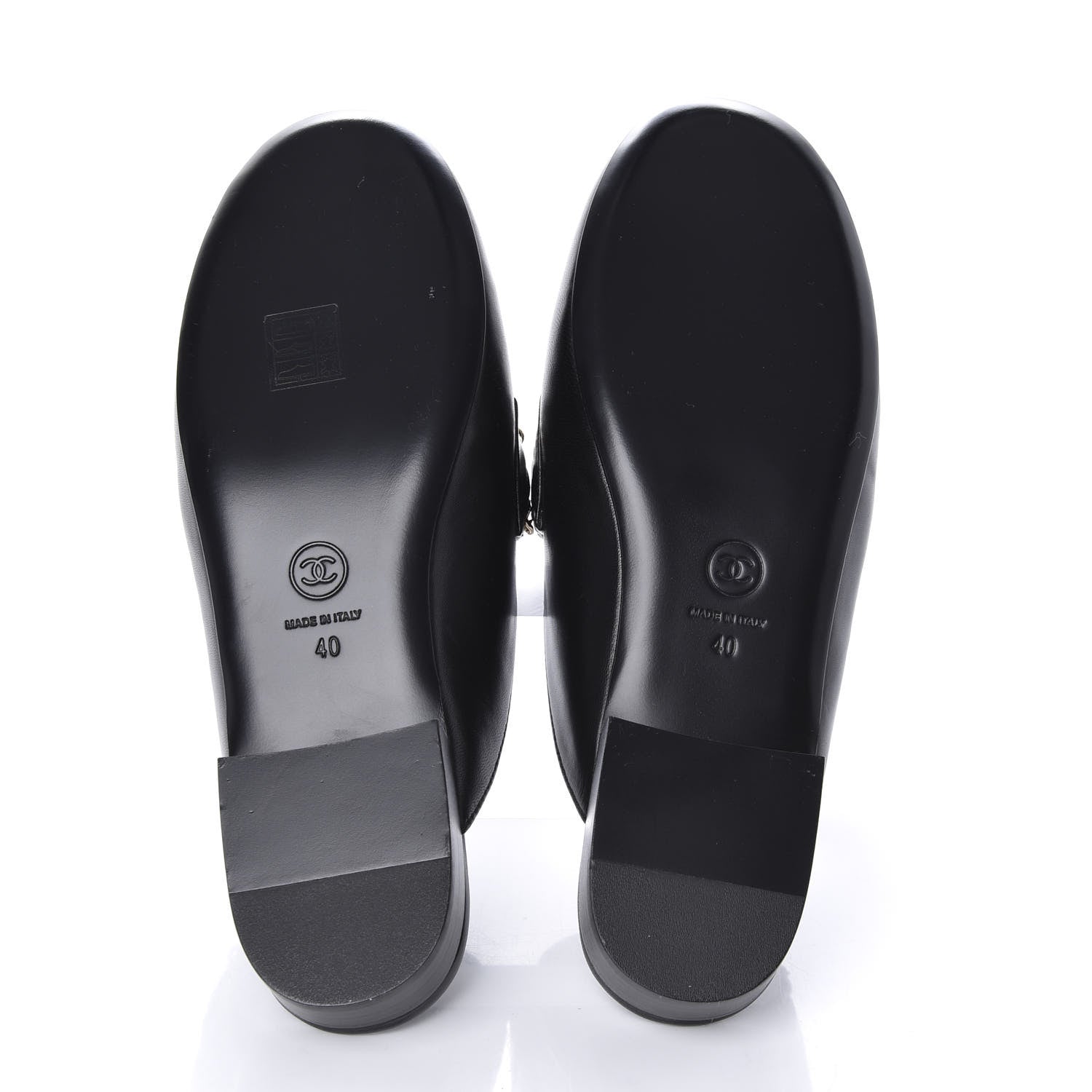 Chanel Lambskin Chain Braided Mules 40 Black 5 of 9