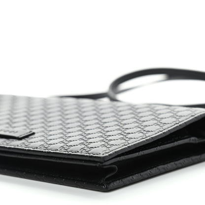 Gucci Microguccissima Crossbody Wallet Black 8 of 9