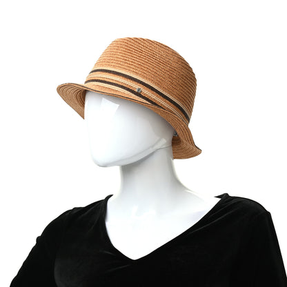 Hermes Braided Hemp Claudio Hat 59 Caramel 2 of 5