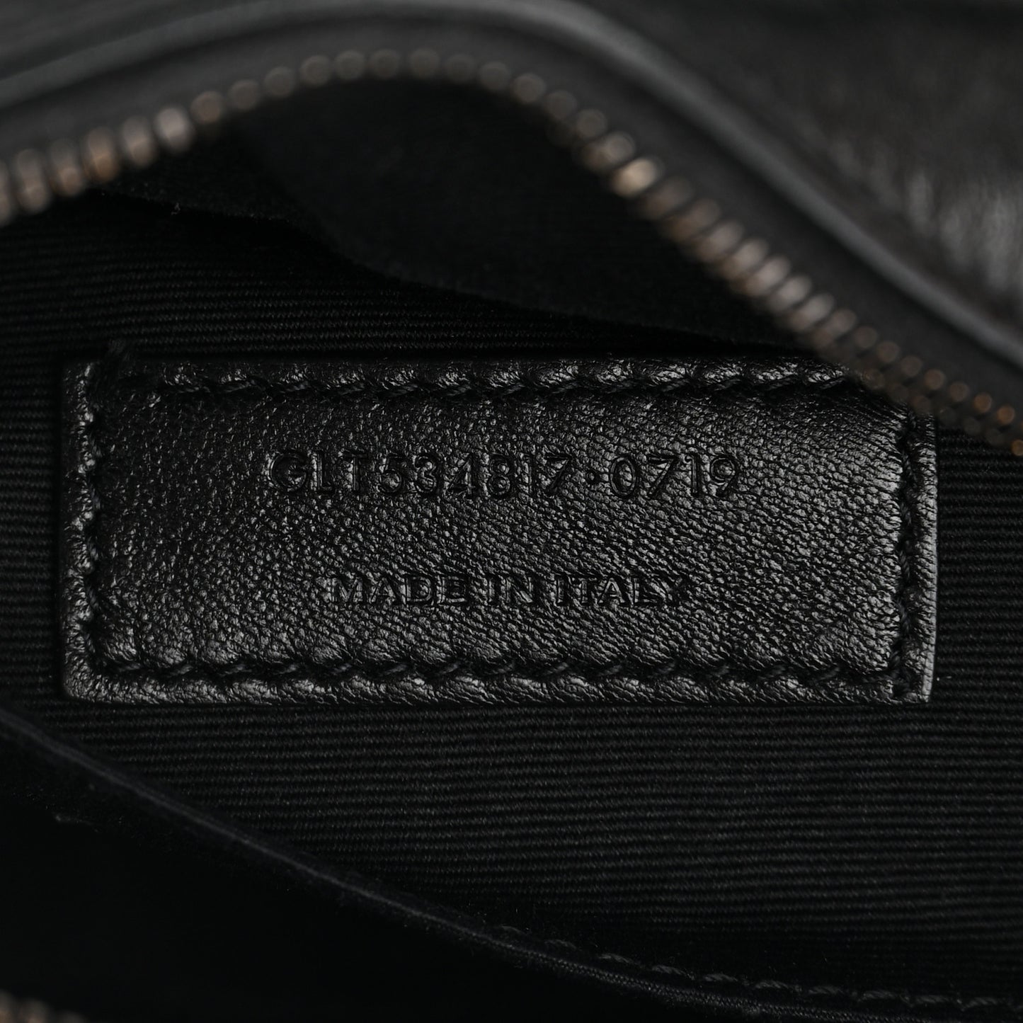 Calfskin Matelasse Monogram Lou Belt Bag Black