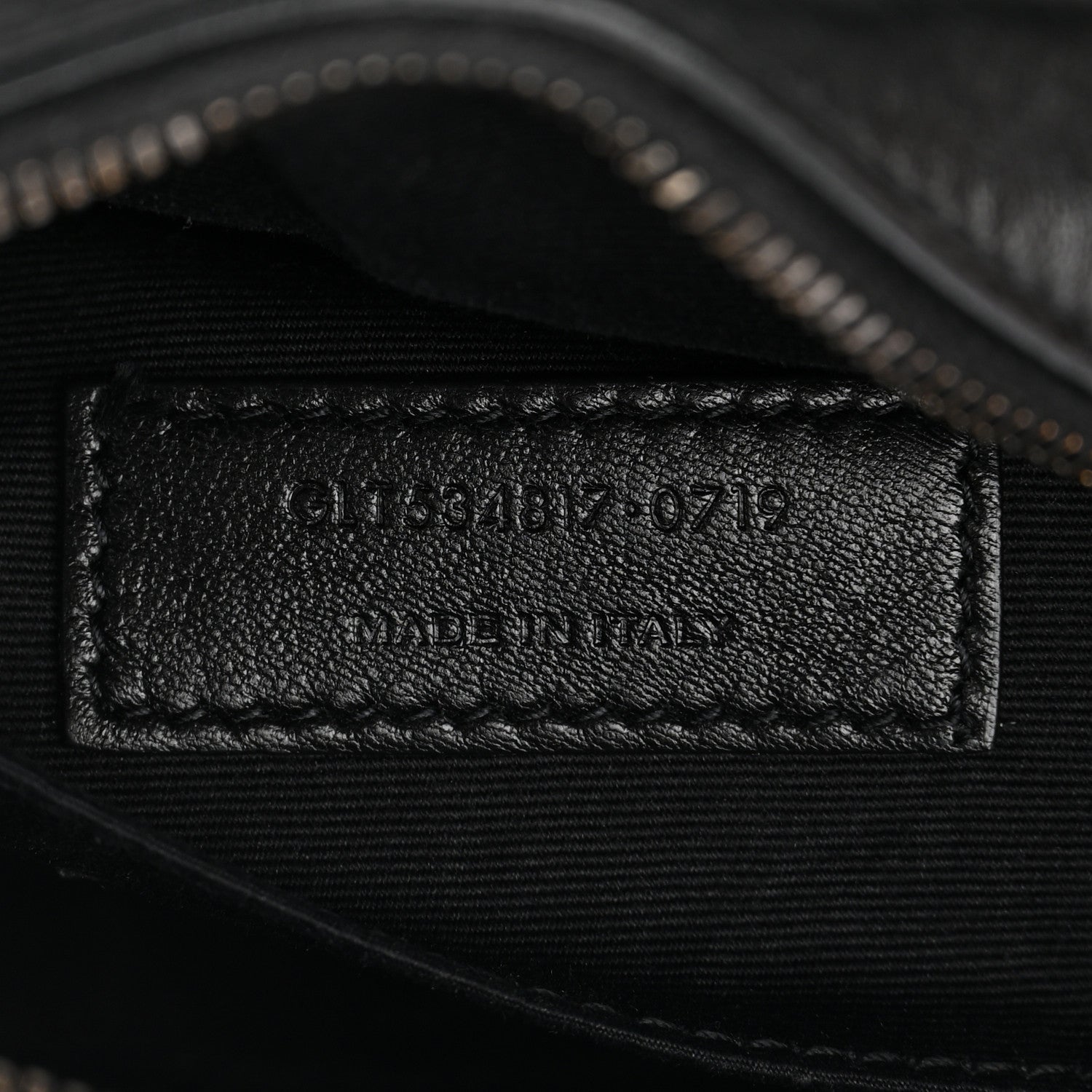 Saint Laurent Calfskin Matelasse Monogram Lou Belt Bag Black 7 of 11