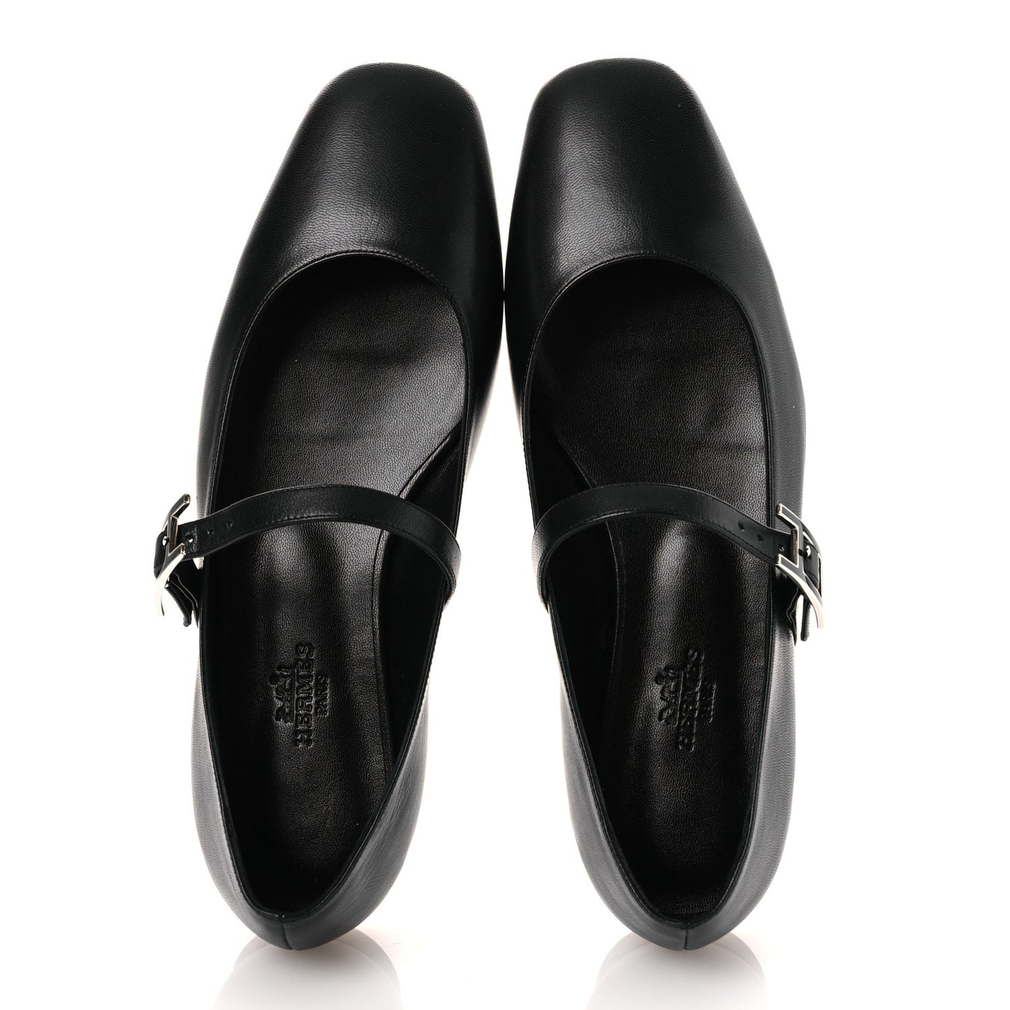 Goatskin Jane Ballet Flats 36.5 Black