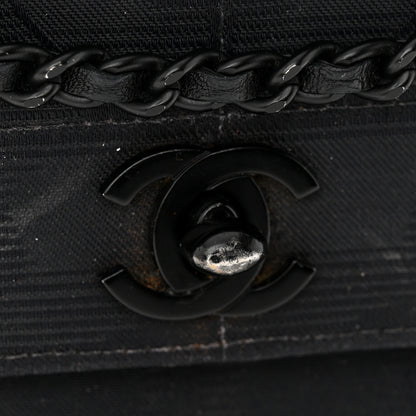 Chanel Nylon Mini Travel Accordion Flap Black 13 of 13