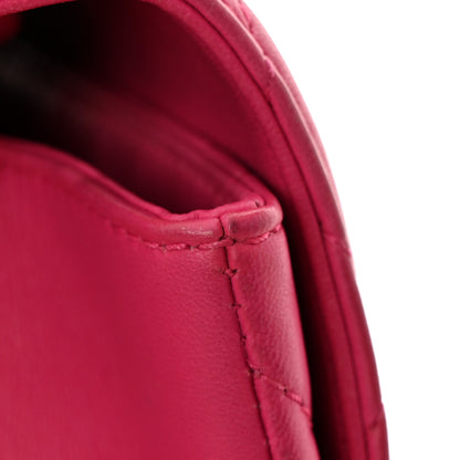 Chanel Lambskin Quilted Medium Mademoiselle Chic Flap Pink 16 of 17