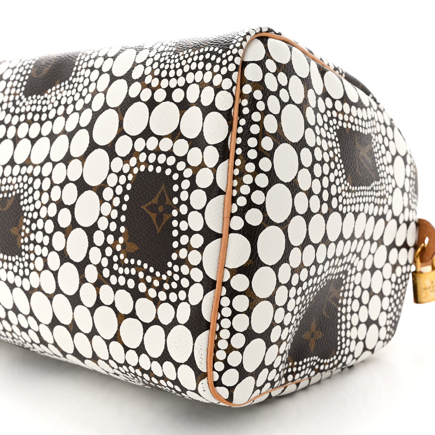 Louis Vuitton Monogram Kusama Town Speedy 30 White 10 of 12