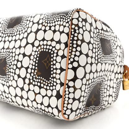 Louis Vuitton Monogram Kusama Town Speedy 30 White 10 of 12