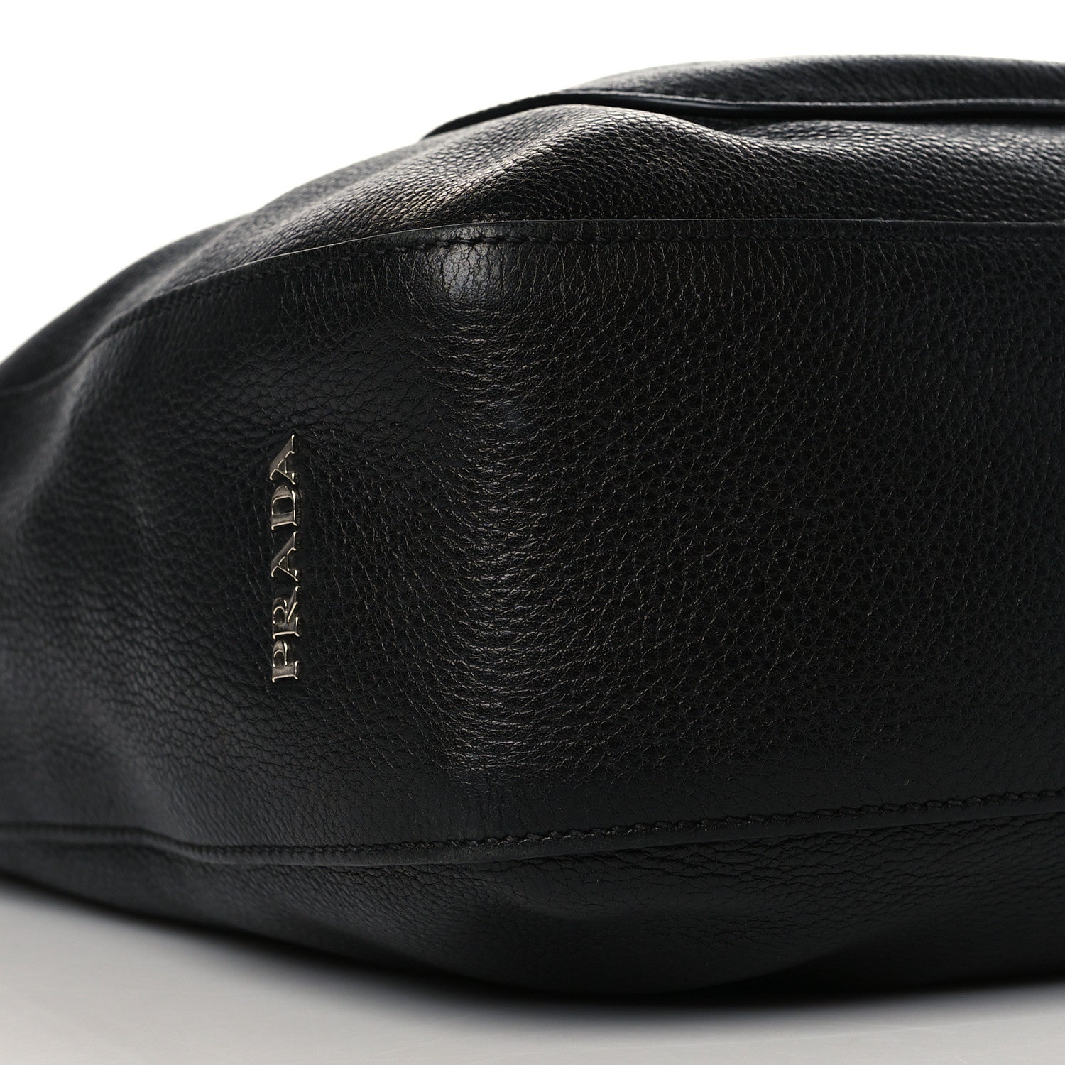Prada Vitello Daino Medium Pocket Hobo Bag Black 17 of 21