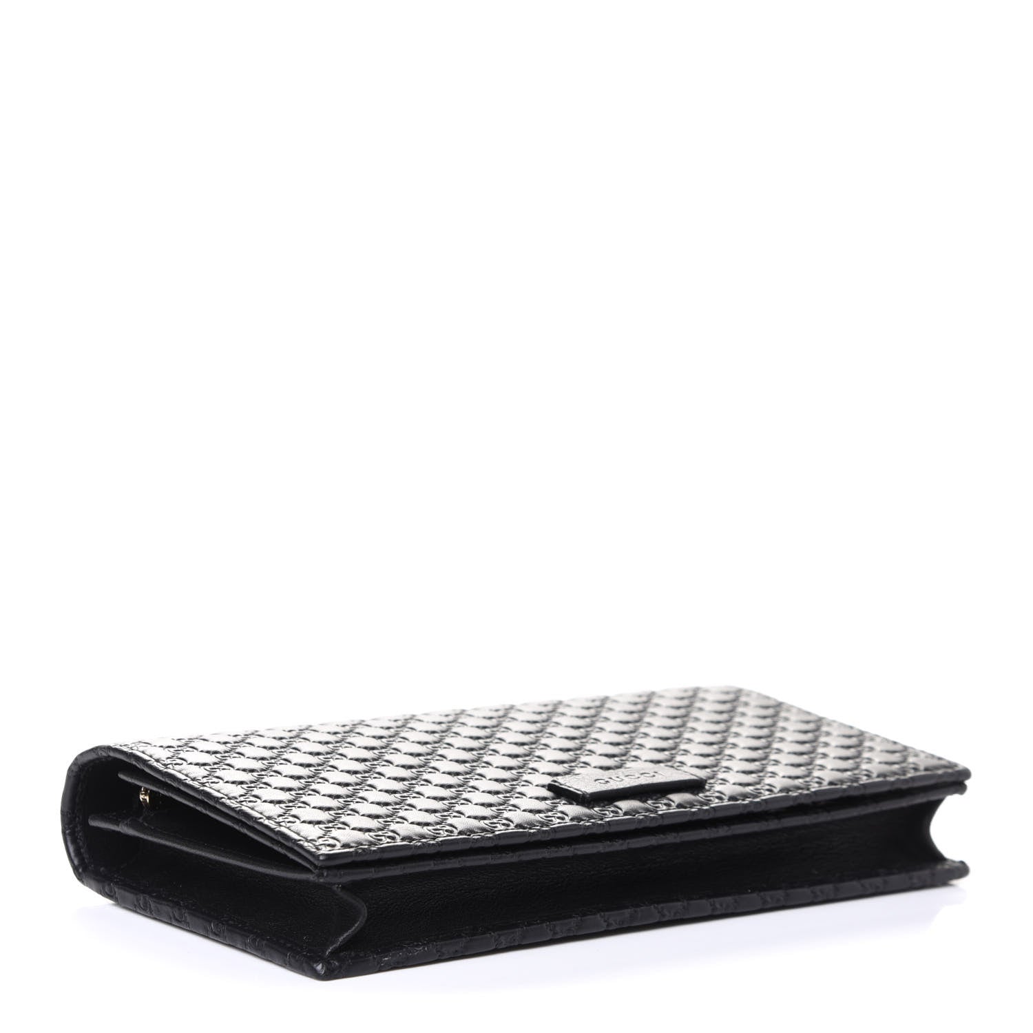 Gucci Microguccissima Crossbody Wallet Black 4 of 5