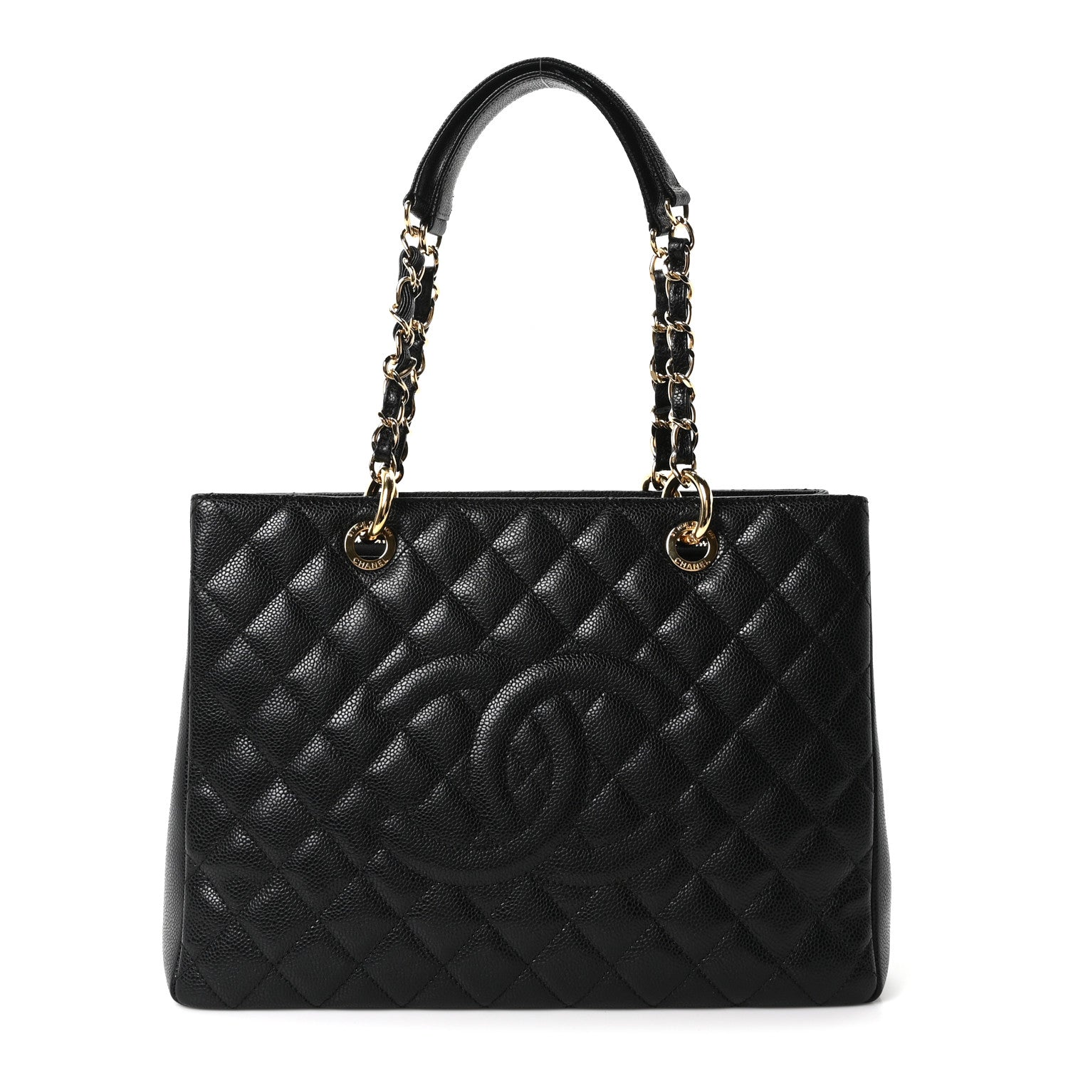 Chanel Caviar Quilted Grand Shopping Tote GST Black 1 of 10