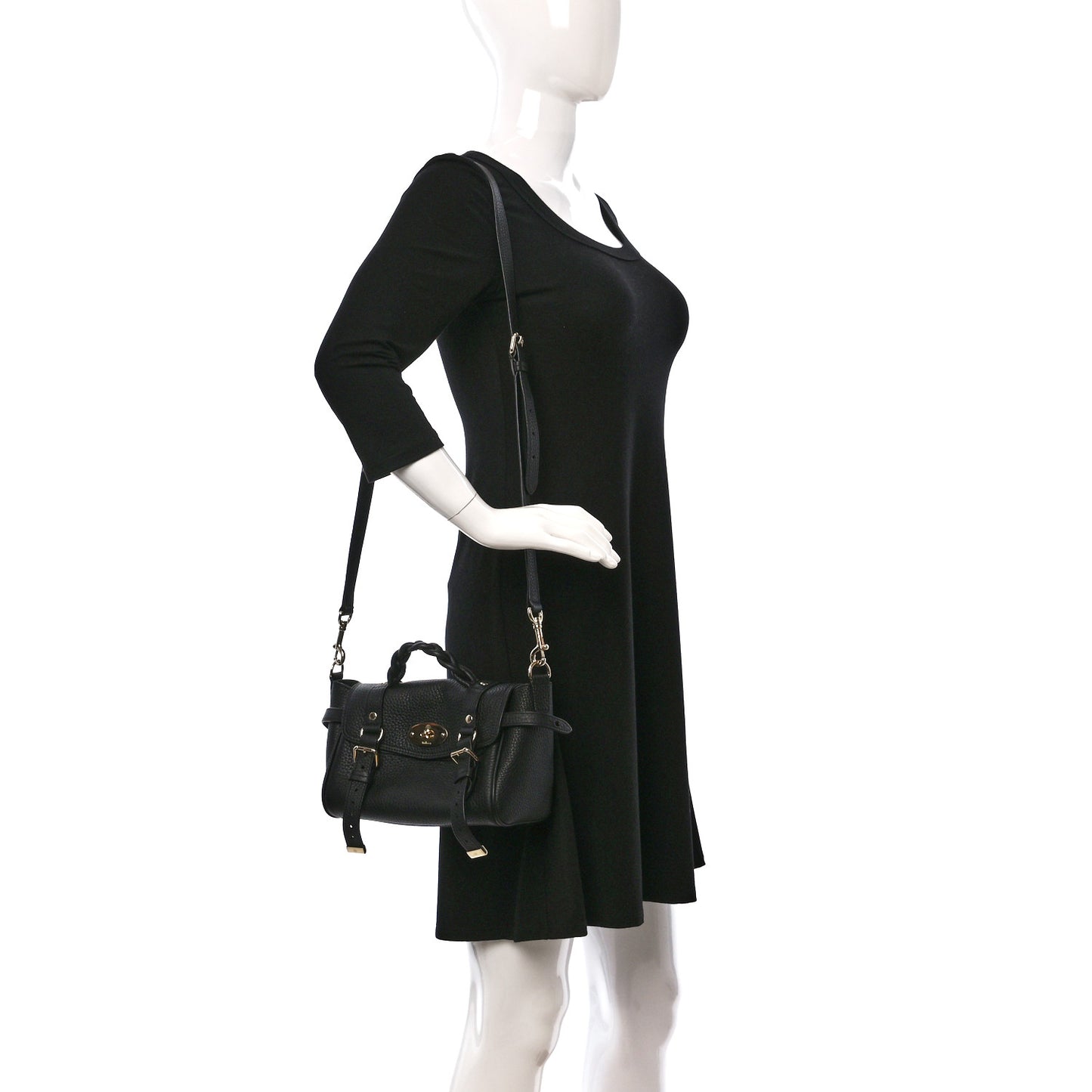 Heavy Grain Mini Alexa Black