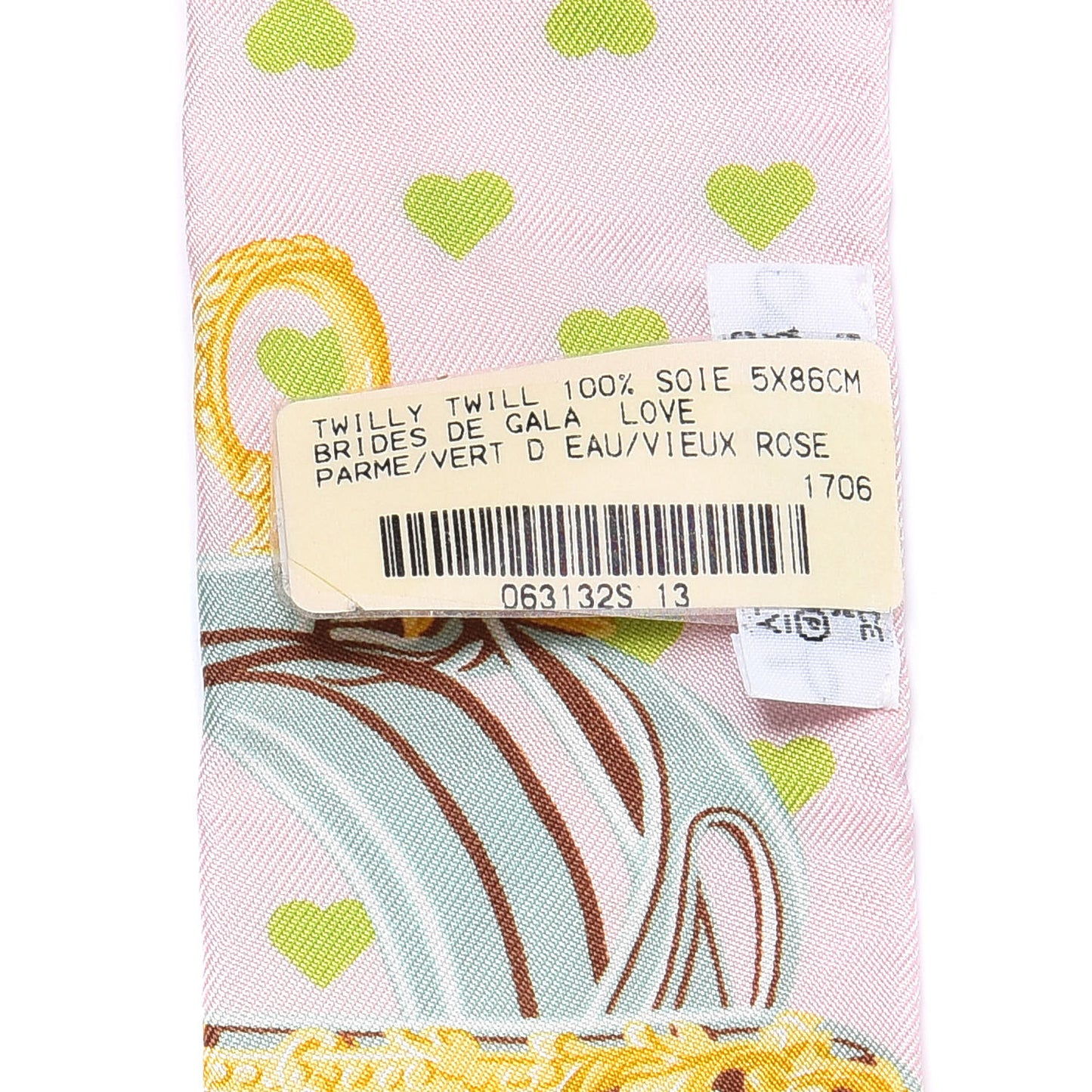 Silk Brides de Gala Love Twilly Parme Vert D Eau Vieux Rose