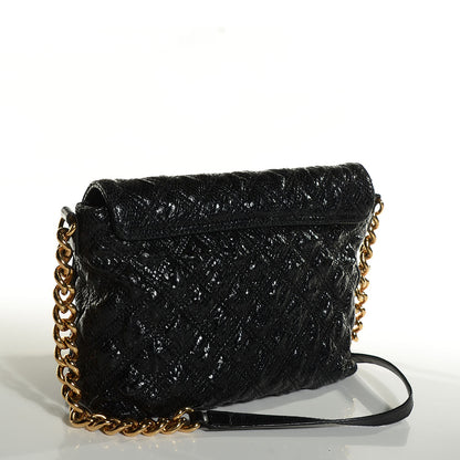 Marc Jacobs Python Embossed The Large Single Flap Black 3 of 10
