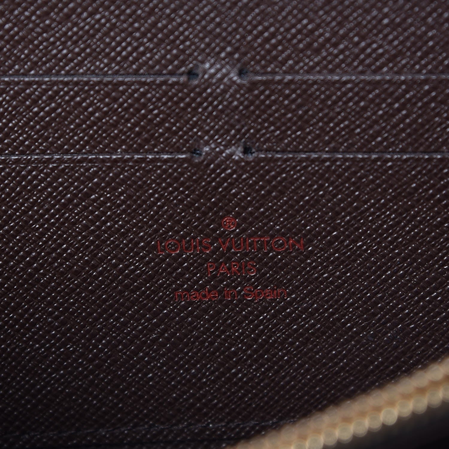 Louis Vuitton Damier Ebene Zippy Wallet 6 of 6