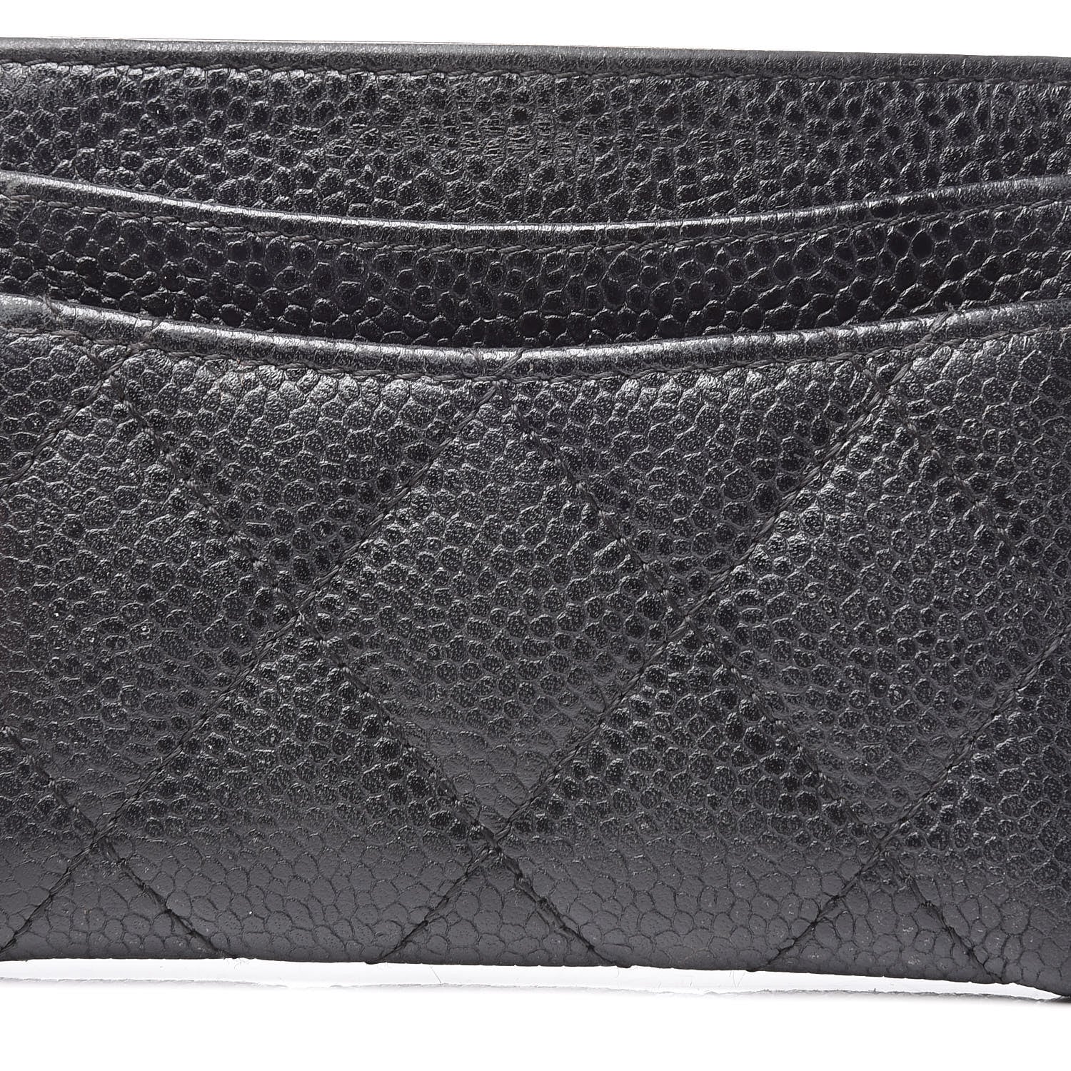Chanel Caviar Quilted Card Holder Black 14 of 14