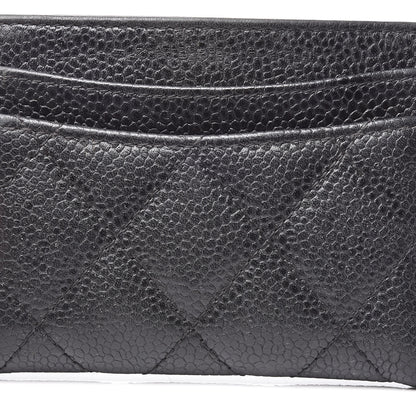 Chanel Caviar Quilted Card Holder Black 14 of 14