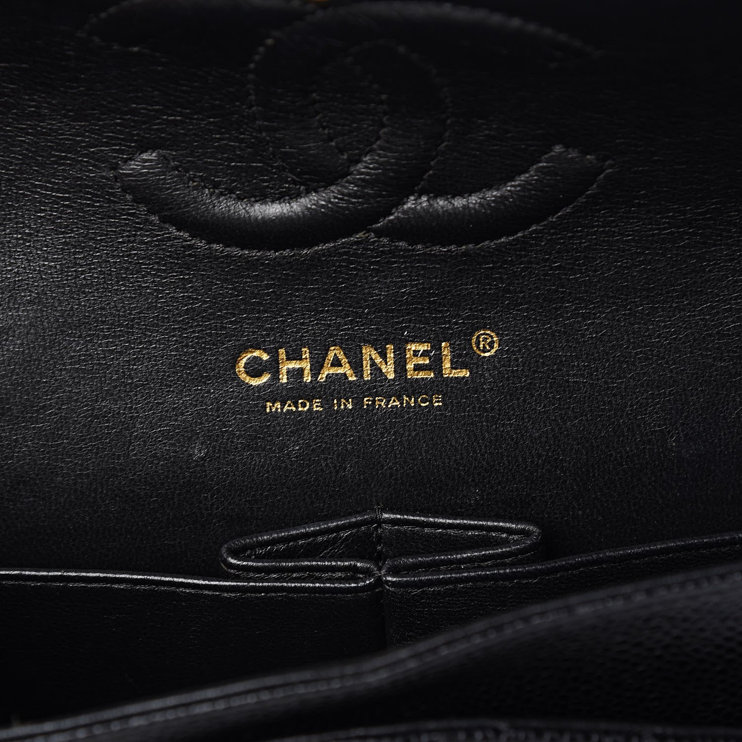 Chanel Caviar Quilted Medium Double Flap Black 6 of 10
