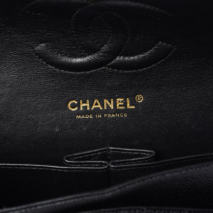 Chanel Caviar Quilted Medium Double Flap Black 6 of 10