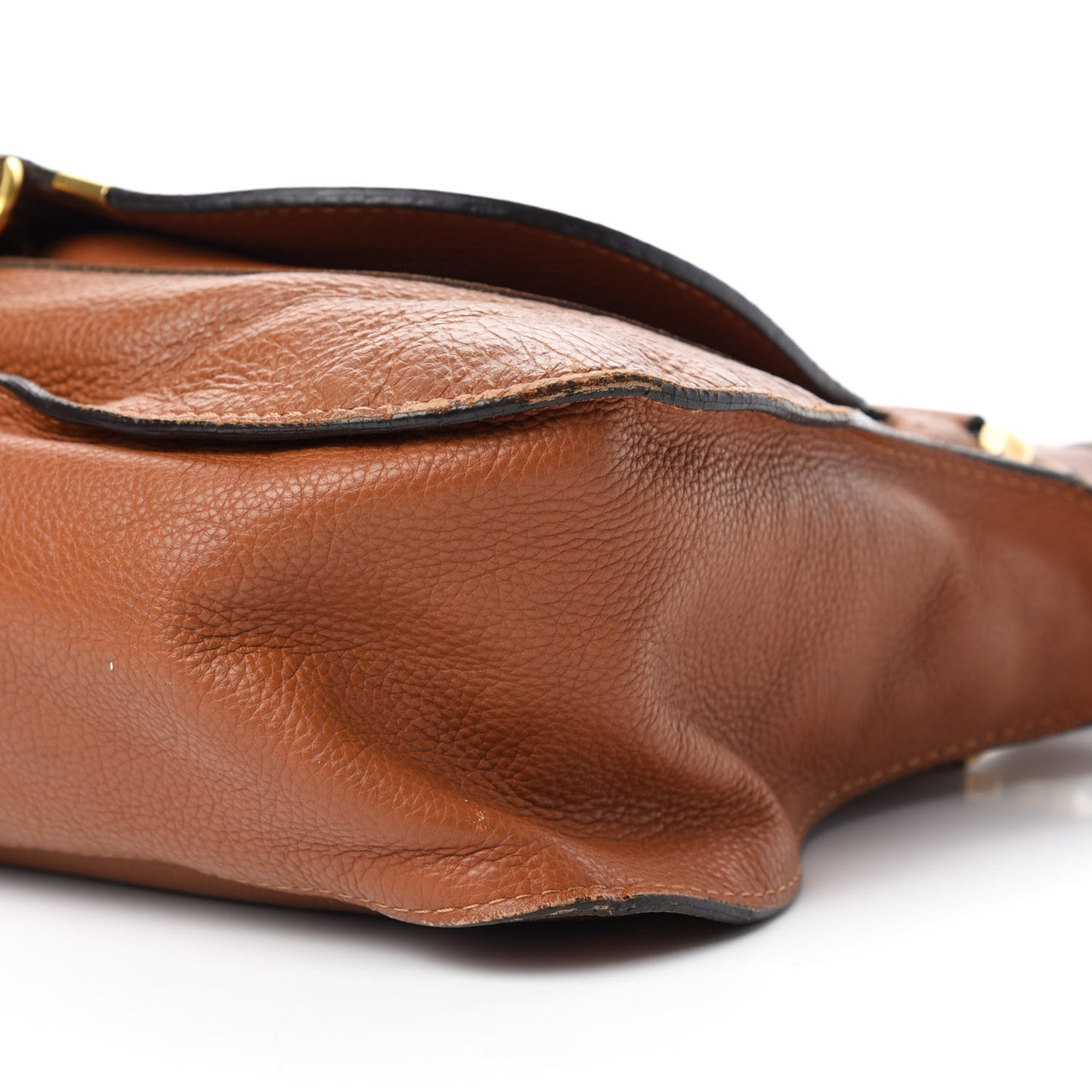Calfskin Medium Marcie Satchel Tan