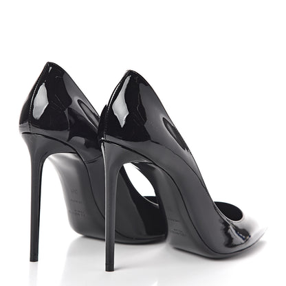 Saint Laurent Patent Calfskin Zoe 105 Pump 39 Black 4 of 8