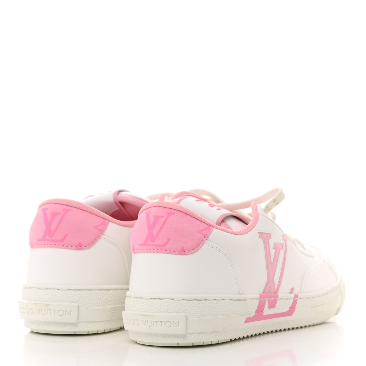 Calfskin Charlie Sneaker 37.5 White Rose Clair