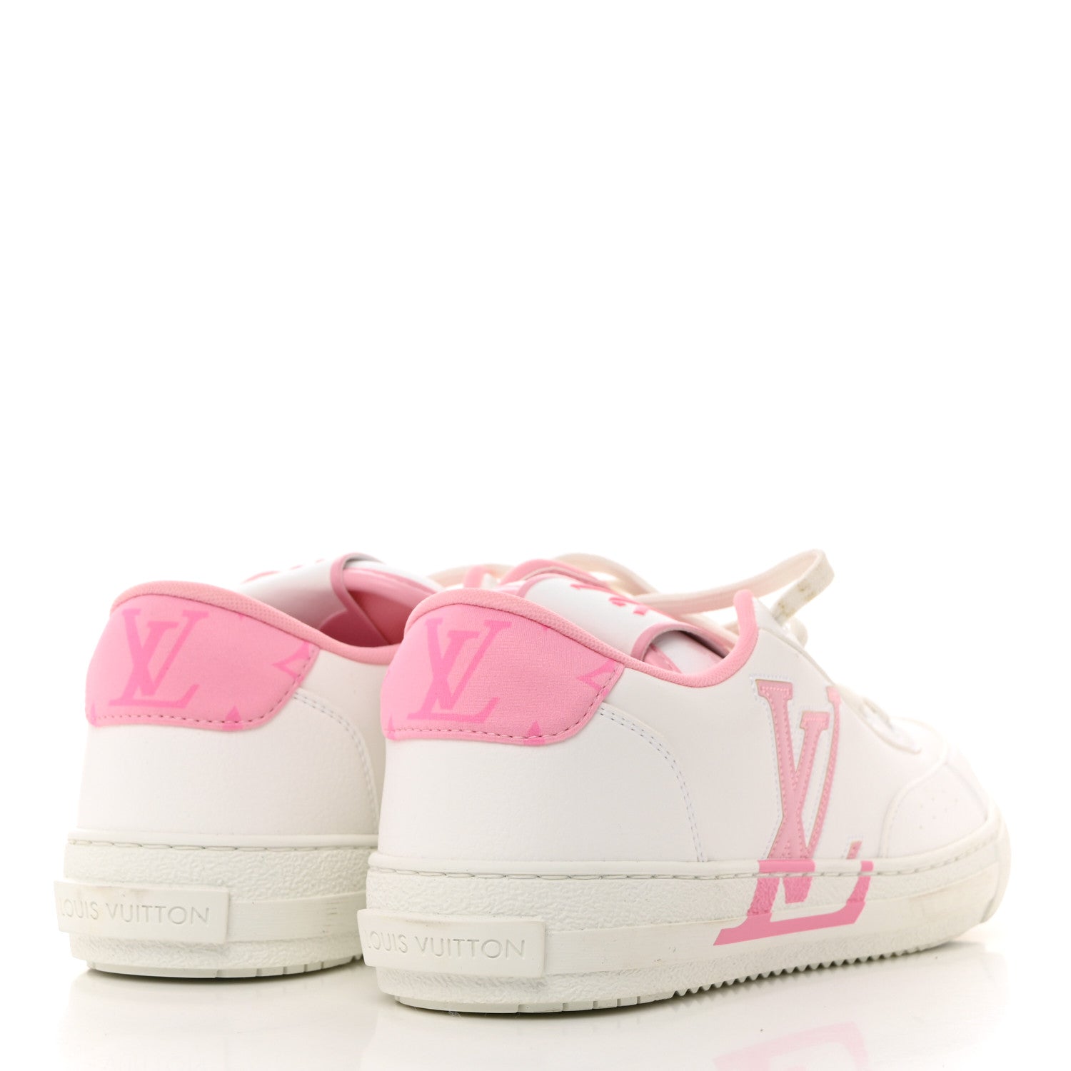Louis Vuitton Calfskin Charlie Sneaker 37.5 White Rose Clair 4 of 7