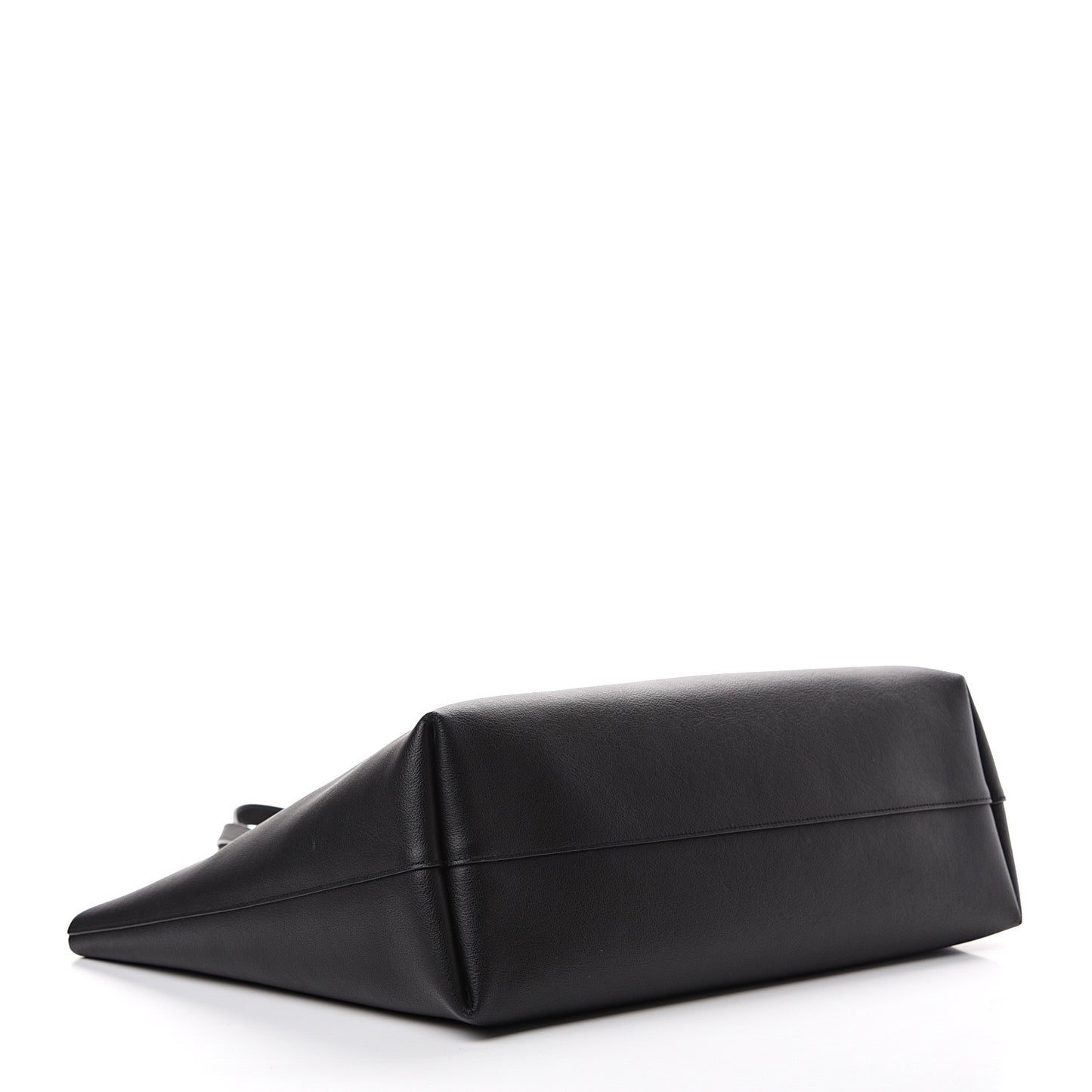 Calfskin Large Shopping Tote Black