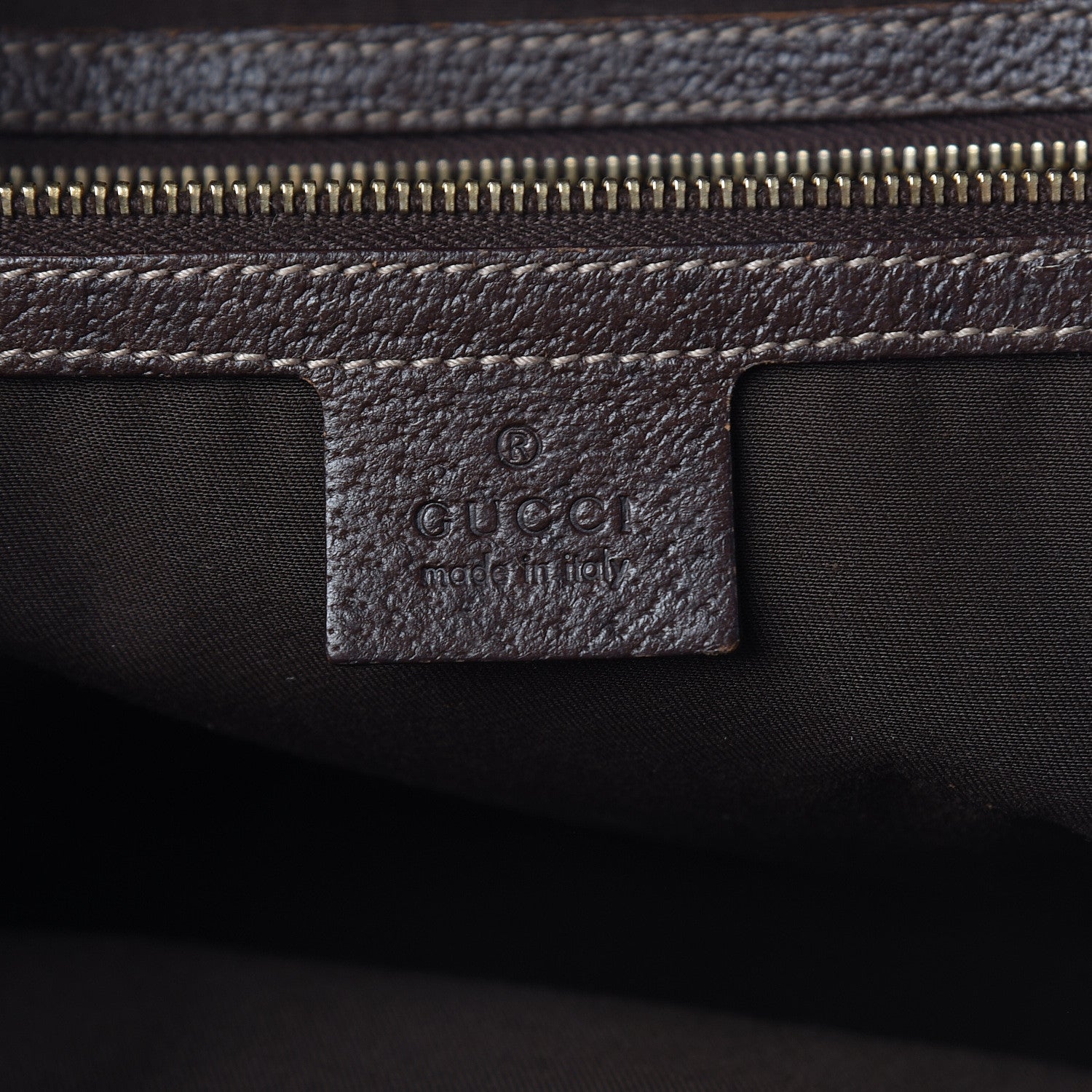 Gucci Horsebit Canvas Large Treasure Boston Tote Dark Brown 6 of 24