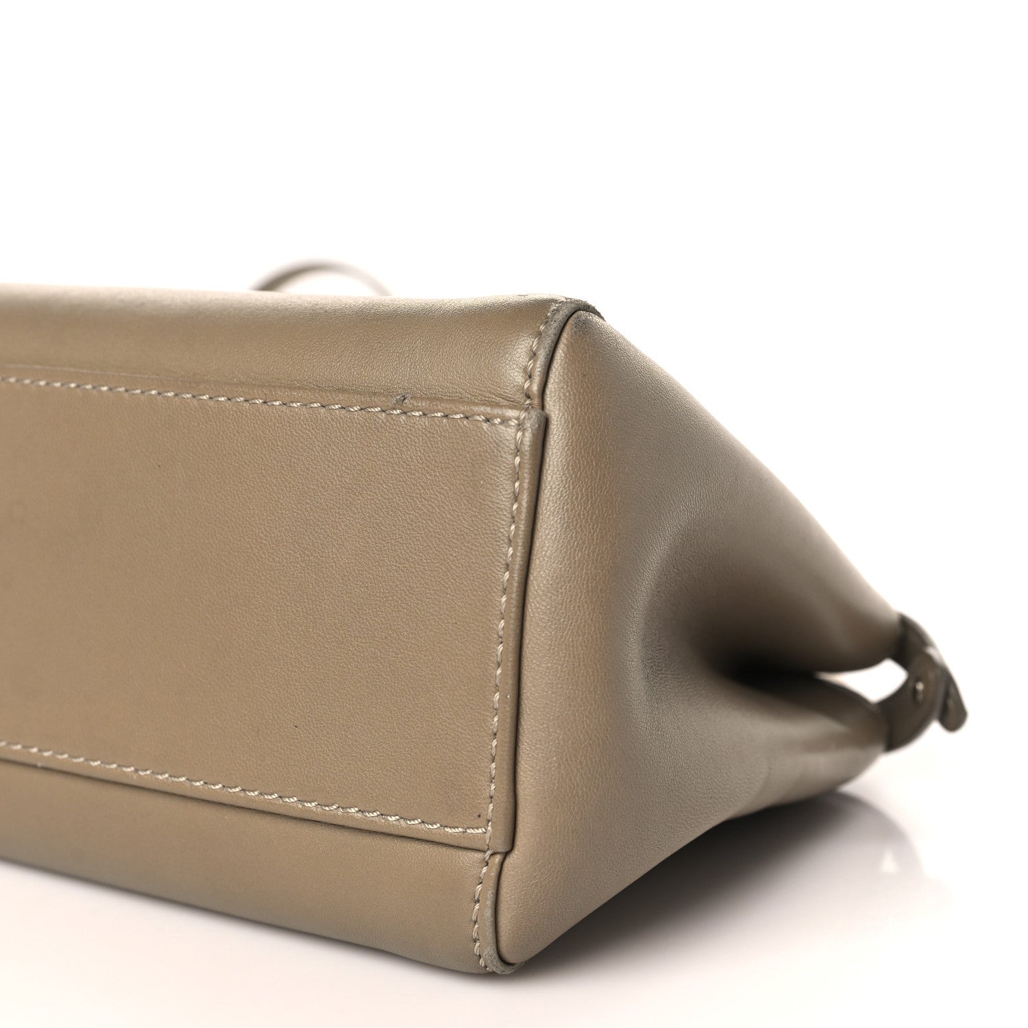 Fendi Nappa Mini Peekaboo Iconic Satchel Tortora 8 of 8