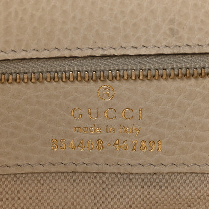 Gucci Dollar Calfskin Small Swing Tote Mystic White 6 of 8